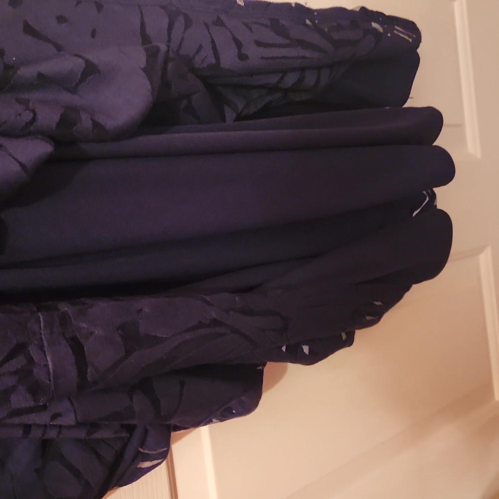 Lane Bryant SZ 18/20 Navy Cold Shoulder Dress - Picture 9 of 14